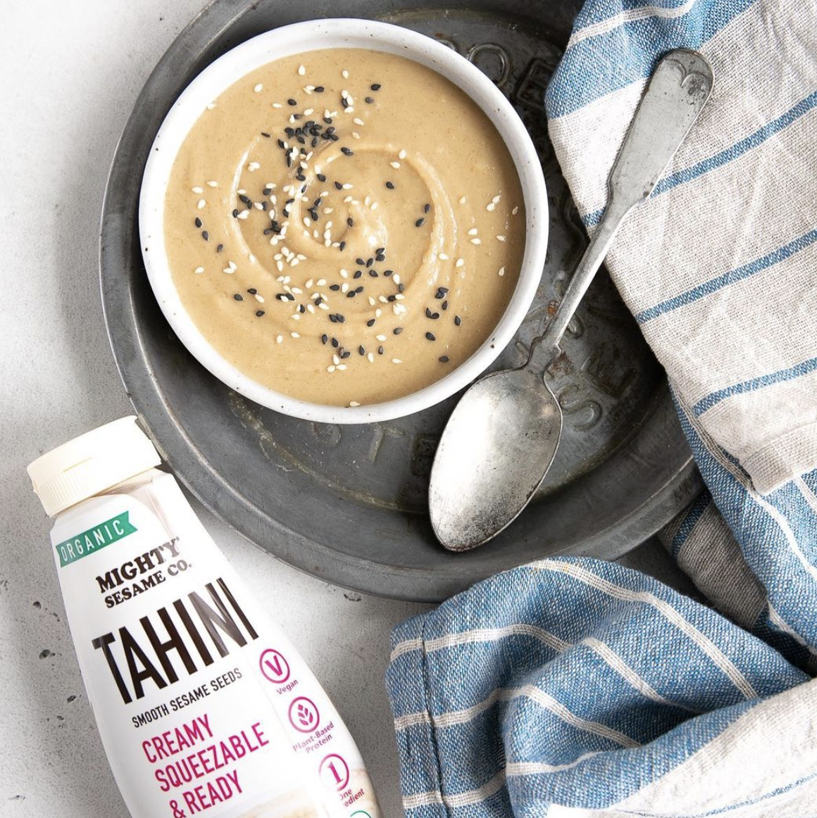 Organic Tahini in Squeeze Bottle - Mighty Sesame