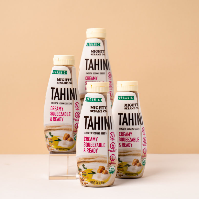 Mighty Sesame Tahini bottles