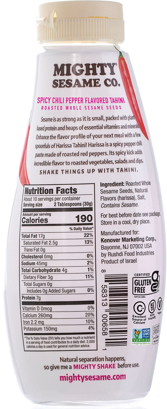 Chili Pepper Tahini Squeeze Bottle from Mighty Sesame Co. - Image 3