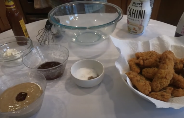 Fried Chicken Tahini Dipping Sauces