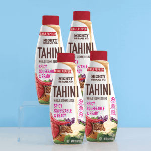 Chili Pepper Tahini Squeeze Bottle from Mighty Sesame Co.