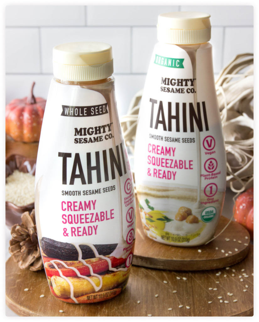 mighty sesame organic and whole seed tahini