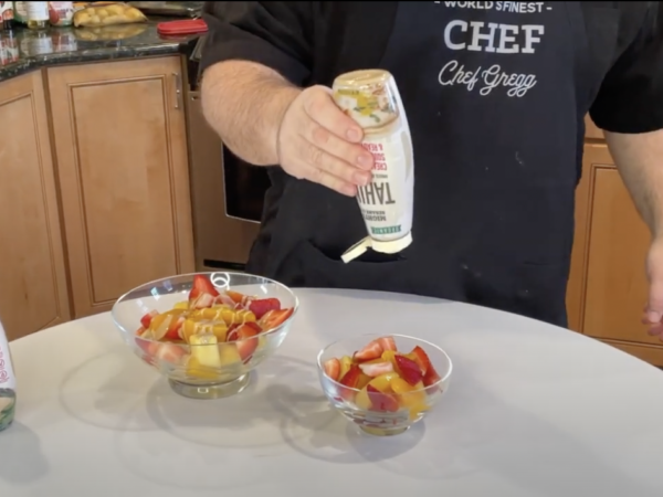 Quick Tahini Fruit