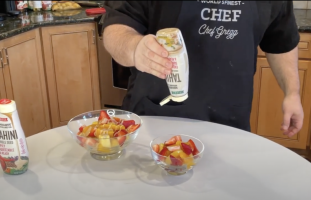 Quick Tahini Fruit