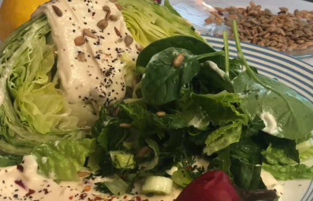 Wedge Salad With Tahini Ranch