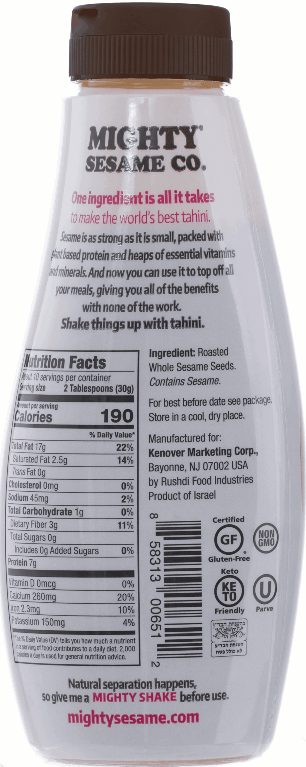 Whole Seed Tahini Squeeze Bottle - Image 3