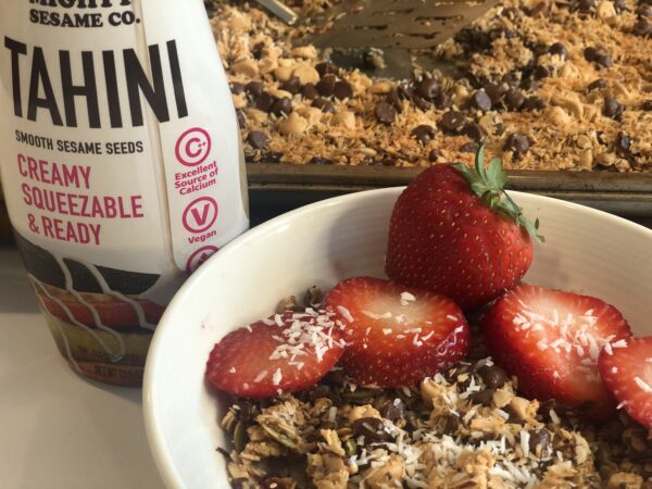 Chocolate Tahini Granola