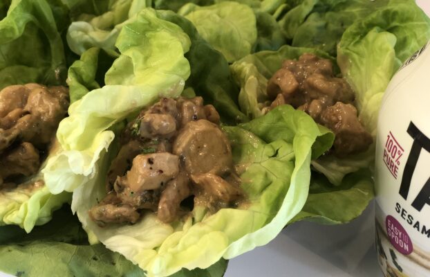 Sesame Chicken Lettuce Wraps Recipe
