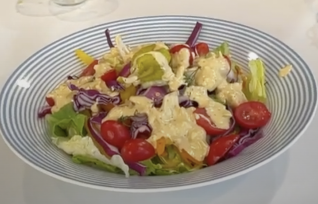 Spicy Summer Tahini Salad Dressing