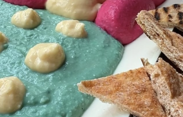 Stars and Stripes Hummus
