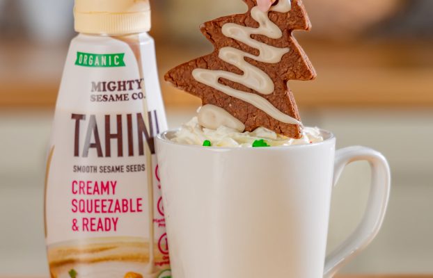 Gingerbread Chocolate Tahini Cookies